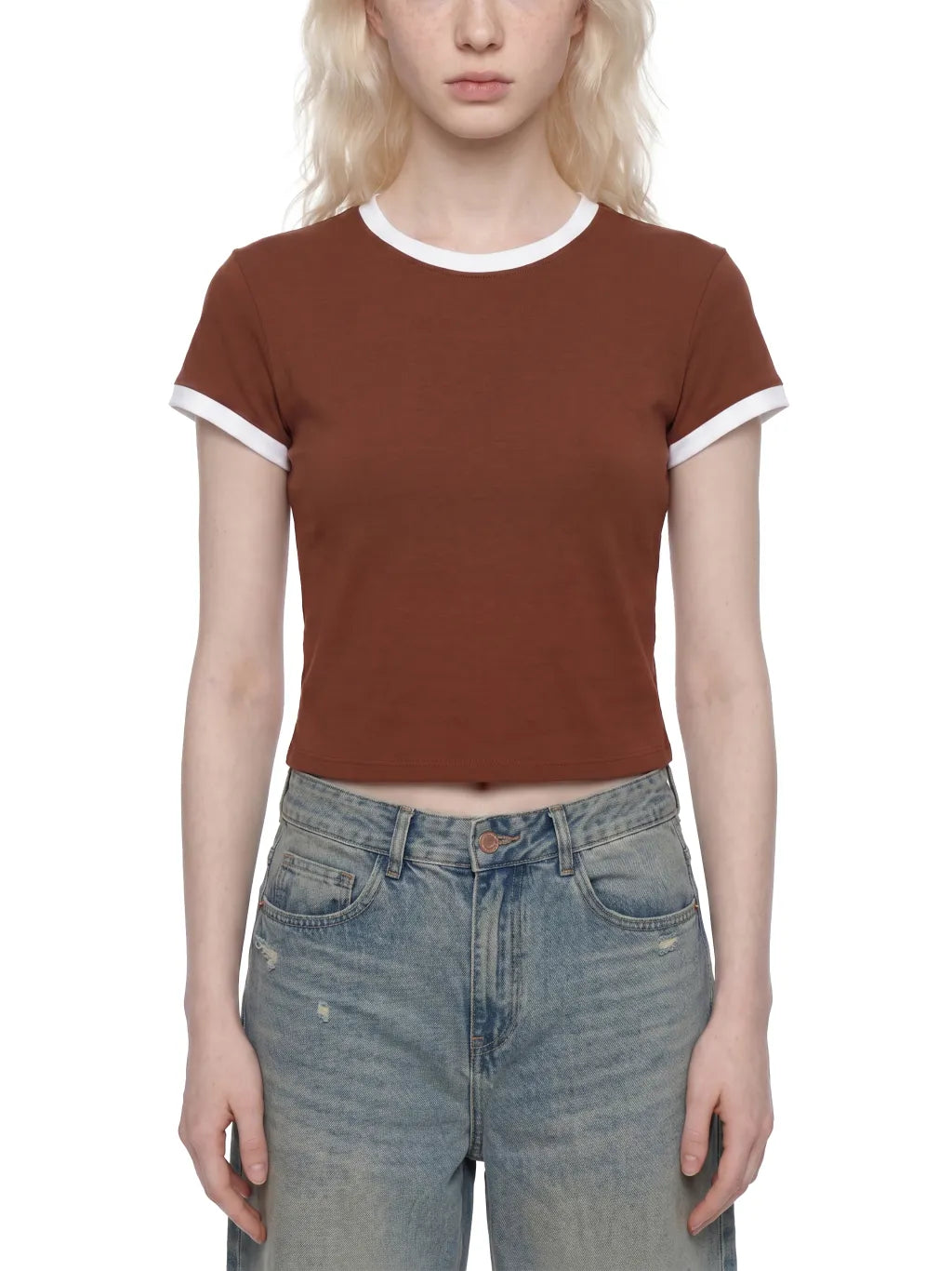 Women's Slim Color Block T-Shirt